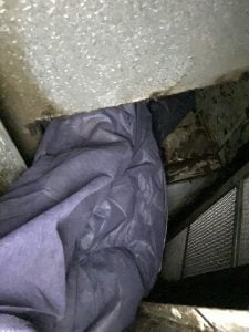 A tight duct cleaning Murwillumbah job that required a bit of a squeeze to do - duct cleaning murwillumbah 2